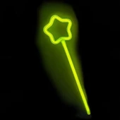 Glow Yıldız Asa Kırılınca Yanan Yıldız Çubuklar 6 Renk 6 Adet - 2