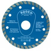 Rodex RRU115 Turbo Elmas Beton Granit Kesici 115 mm Kuru Kesim - 3