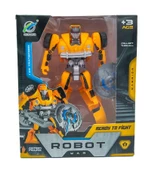 Kutulu Sarı Renkli Robot - Mavi Su Dünyası thumbnail 1