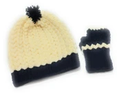 kız çocuk eldiven bere takımı - 3