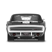 Nessiworld 1:16 1970 Dodge Charger R/T Sesli ve Işıklı Uzaktan Kumandalı Araba - 4