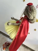 Pamuk Prenses Elbisesi, Kız Çocuk Prenses Elbise, Pelerinli Elbise - 2