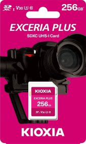 KIOXIA 256GB NormalSD EXCERIA PLUS C10 U3 V30 UHS1 R98 Hafıza kartı LNPL1M256GG4 - 2