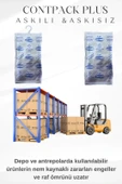 Contpack Plus Askısız Nem Alıcı Rutubet Engelleyici Konteyner Kurutucu 5 Adet 1900 GR. - 2