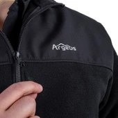 Outdoor Polar Ceket Siyah - Sıcak Tutan Polar - Softshell Omuz - Fermuarlı Cep thumbnail 8