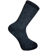 Kuzu Yünü Havlu Erkek Çorabı - Eskimo - Lacivert - No: 41-44 (13905) - 1