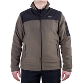 Outdoor Polar Ceket Haki - Sıcak Tutan Polar - Softshell Omuz - Fermuarlı Cep thumbnail 1
