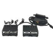 Offroad sis lambası 7.2 x 5.6 x 3cm 2 led beyaz 45w sarı 45w 12-80v /  LASS397 thumbnail 2