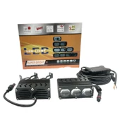 Offroad sis lambası 3 led beyaz 55w sarı 55w 12-80v /  LASS398 thumbnail 4