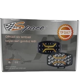 Offroad sis lambası 24.6 x 14 x 8.8cm beyaz-sarı gündüz ledli 12-36v adet / LASS362 thumbnail 5