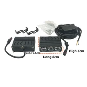 Offroad sis lambası 7.2 x 5.6 x 3cm 2 led beyaz 45w sarı 45w 12-80v /  LASS397 thumbnail 3