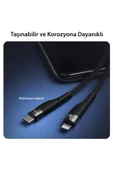 Xiaomi Redmi 8 8A 9 K20 K30 Pro Şarj Kablosu 60W Type-C to Type-C 3 metre Az-Ca116 - 2
