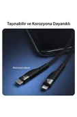 Galaxy Z Flip Z Fold 2 3 4 5 Şarj Kablosu 60W Type-C to Type-C 3 metre Az-Ca116 - 2