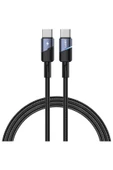 Xiaomi Redmi 8 8A 9 K20 K30 Pro Şarj Kablosu 1M 65W Type-C to Type-C Hızlı Az-LS42CC - 1