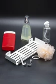 Metal Banyo Düzenleyici Organizer Şampuan Rafı Beyaz - 1