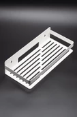 Metal Banyo Düzenleyici Organizer Şampuan Rafı Beyaz - 3
