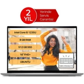 Dell Inspıron 5620 İntel Core i5-1235U 8GB 512GB SSD 16” FHD+ Ubuntu İntel Core i56206005U thumbnail 1