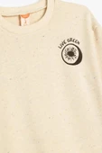 Koton Erkek Bebek Nakış Detaylı Uzun Kollu Bisiklet Yaka Pamuklu Sweatshirt - 3