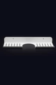 Metal Banyo Mutfak Düzenleyici Mutfak Organizer Şampuan Rafı 50 Cm Beyaz - 1