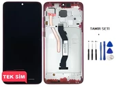 Tkgz - Xiaomi Redmi NOTE 8 PRO Lcd Ekran Dokunmatik -A- Kalite ÇITALI KIRMIZI + TAMİR SETİ - 1