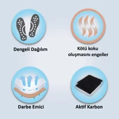 LT01 - Deri Tam Ortopedik | Ark Destekli, Koku Önleyici Ve Ter Emici Hakiki Deri Iç Tabanlık - 12