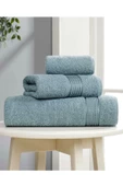 3 Parça Ekonomik Banyo Havlu Seti Pamuklu Ezgi - 4