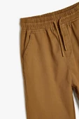 Koton Erkek Çocuk Beli Bağlamalı Cep Detaylı Pamuklu Jogger Pantolon - 3