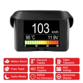 ANCEL A202 Dijital Araç Bilgisayarı ve OBD2 Göstergesi thumbnail 4