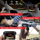 ANCEL A202 Dijital Araç Bilgisayarı ve OBD2 Göstergesi thumbnail 3