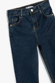 Koton Erkek Çocuk Kot Pantolon Ayarlanabilir Lastikli Pamuklu - Slim Jean - 3