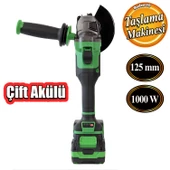 HAIS PRO JM-125A Çift Akülü 6 Kademeli Taşlama Makinesi 125 mm 1000 Watt 21V DC 4.0AH - 1