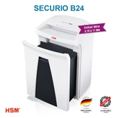 HSM SECURIO B24 - Parçacık kesim 0.78X11mm- Evrak İmha Makinesi / Kağıt Kırpma Makinesi - 35lt - 4