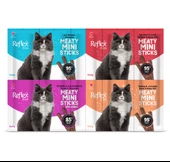 Reflex Plus Kedi Ödülü Somonlu- Kuzu Etli- Biftekli- Kısırlaştırılmış Tavuklu Çubuk 2 gr x 20 Adet - 1