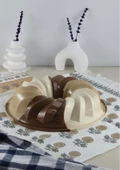 Silikon Kek Kalıbı - Yuvarlak Spiral Desenli Kalıp - Isıya Dayanıklı - 2