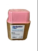 Dolphin Muffin Kare Kağıt Pembe Altın Cupcake Kek Kalıbı Kapsülü Kabı - 25 Adetlik 5 Paket - 2