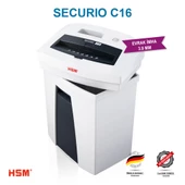 HSM SECURIO C16 - 3,9mm Şerit kesim- Evrak İmha Makinesi / Kağıt Kırpma Makinesi - 25lt - 4