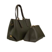 Jacquline Yeşil Faethon Kadın Casual El Çantası thumbnail 1