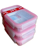 Tefal 3'lü Plastik Saklama Kabı  3 X  0.8L Şeffaf - 2