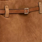 Jacquline Taba Kolios Kadın Hakiki Nubuk Deri Omuz Çantası thumbnail 2