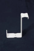Askılık Kapı Arkası Bornoz Askılığı Mutfak Banyo Askılığı Havlu Askılığı Elbise Askılık 2 Adet Beyaz Tekli - 3