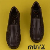 Muya Kahverengi Air Taban 6 Noktalı Hakiki Deri Kadın Ayakkabı - 6