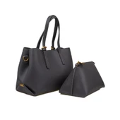 Jacquline Gri Faethon Kadın Casual El Çantası thumbnail 1