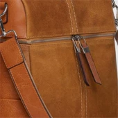 Jacquline Taba Nubuk Deri Lilly-S Kadın Sırt ve Omuz Çantası thumbnail 3