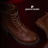 Pierre Cardin Taba Lazer Kesim Kadın Casual Bot - 7