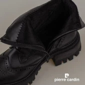 Pierre Cardin Siyah Lazer Kesim Kadın Casual Bot - 5