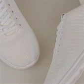 Trend Adımlar Beyaz Erkek Tekstil Dokuma Spor Ayakkabı thumbnail 6