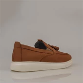 Slayka Taba Hakiki Nubuk Deri Erkek Günlük Corcik Ayakkabı thumbnail 4