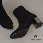 Pierre Cardin Siyah Kadın Streç Klasik Bot - 6