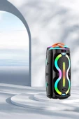 Torima D36 RGB Işıklı Mikrofonlu Kumandalı TWS Bluetooth Hoparlör Speaker - 4