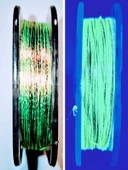 Eagenset Hazır Çapari Kombini Boru Sim Ultraviyole Uv Neon Fıstık Yeşili - Kırmızı Makarada thumbnail 5